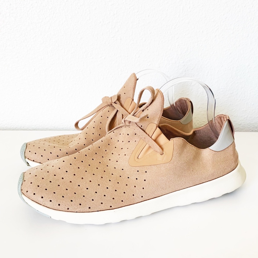 Native Shoes Apollo Neutral Almond / Beige Casual Sneaker Woman's Size 11